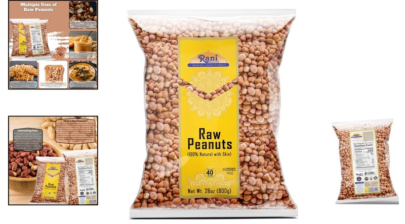 Rani Raw Whole Peanuts 28oz, Unsalted & Uncooked - All Natural, & Kosher gallery