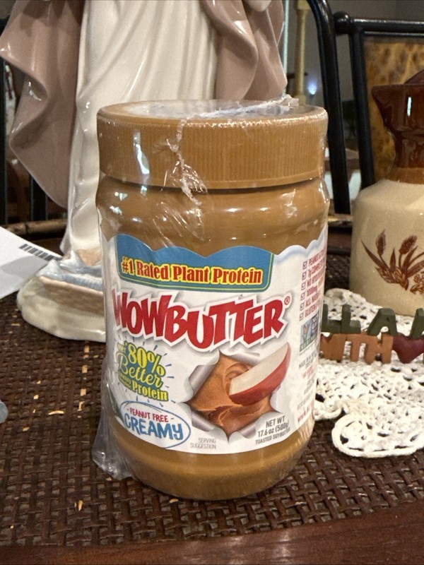 Wowbutter Natural Peanut Free Creamy 1.1lb Jar