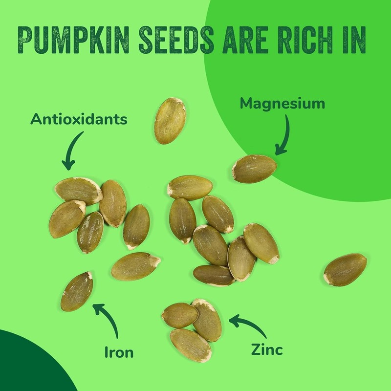 48 Oz Raw Pumpkin Seeds (Papitas) 3 Lb | No Preservatives | Gluten & Peanut Free gallery