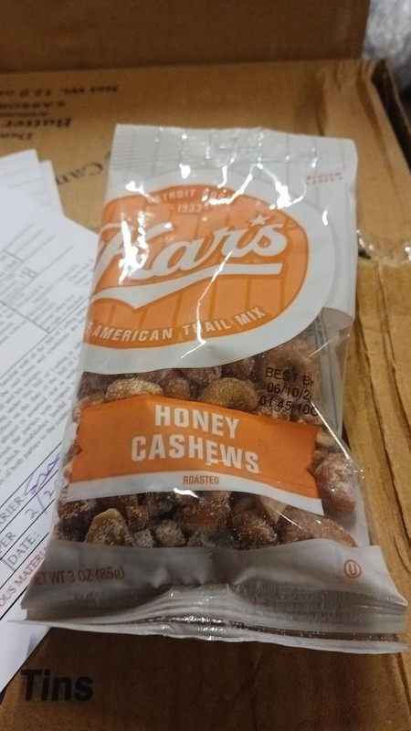 Kars Honey Roasted Cashews 3 oz bag ( Case Pack of 12)