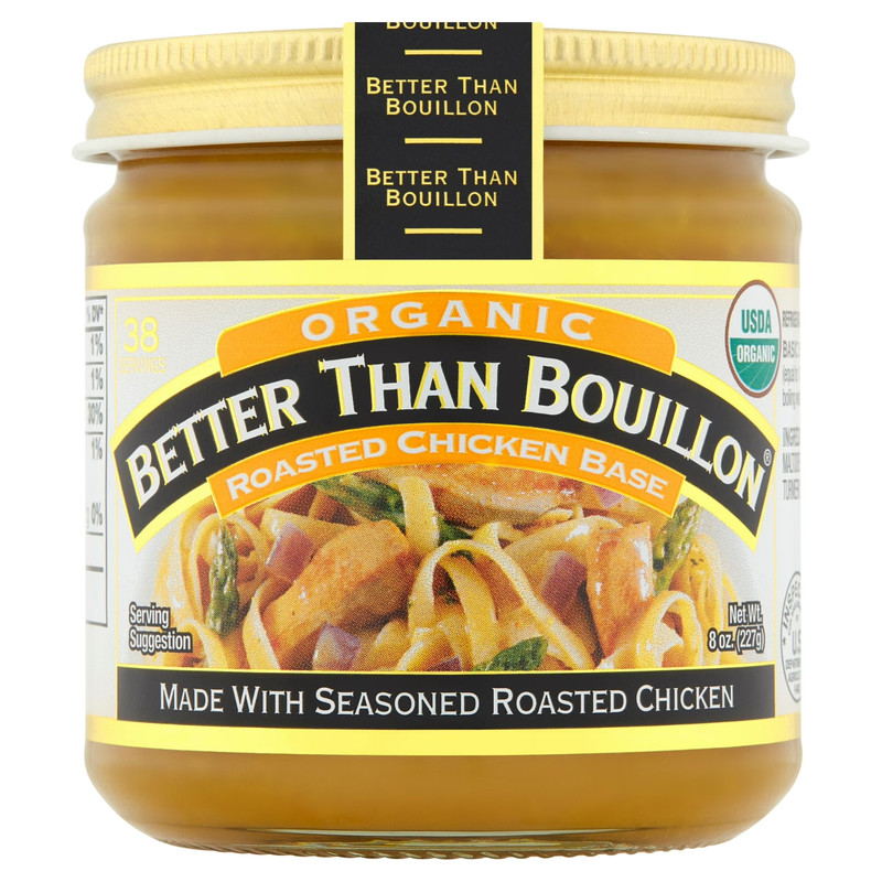Organic Roasted Chicken Base, Shelf-Stable, 8 Oz Jar