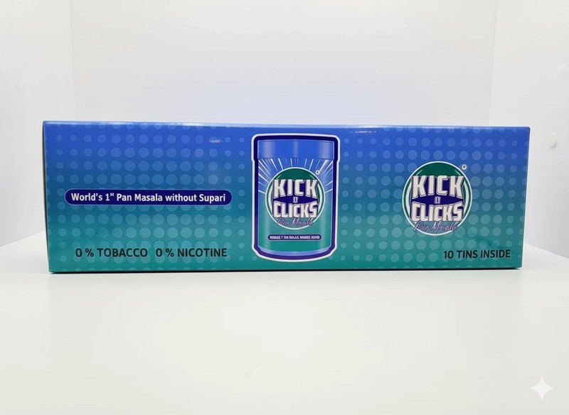 Kick It Clicks Masala Sugar-Free Herbal 10 Packs in Box Free Shipping gallery
