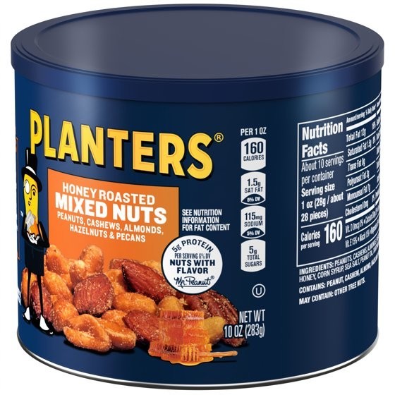Planters Honey Roasted Mixed Nuts 10oz Sweet & Salty Snack gallery