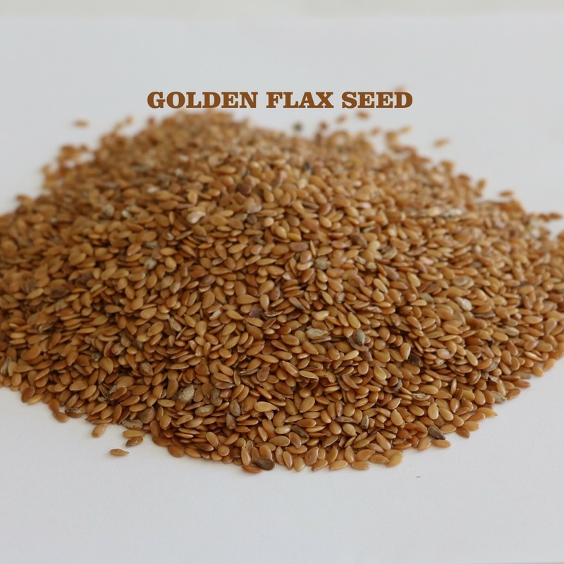 Fresh Organic GOLDEN Flax Seeds Linaza Flaxseed Bulk Omega-3 NO chemicals