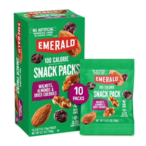 Nuts, Walnuts & Almonds with Dried Cherries, 100 Calorie Packs, 10 Ct, 6.7 Oz gallery