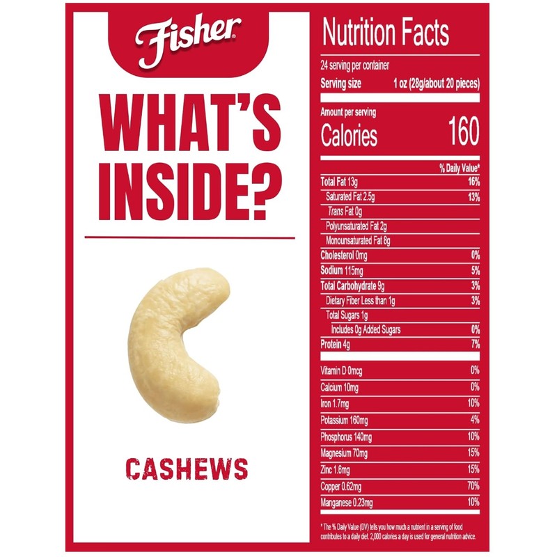 Cashews – Oven Roasted, Protein (24oz)
