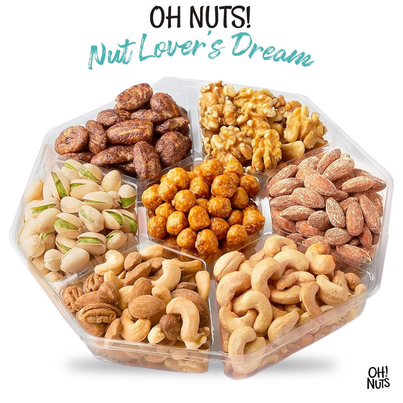 7 Variety Nuts Gift Basket - Healthy Food Assorted Nuts Gifts Baskets - Holiday gallery