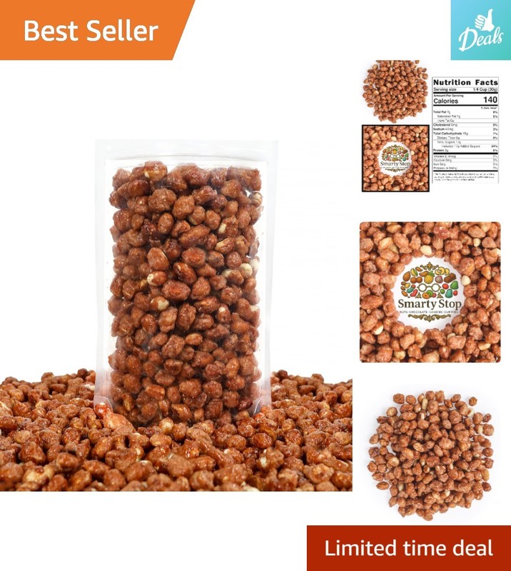 Sweet & Crunchy 1 Pound Pack of Butter Toffee Peanuts – Irresistible Snack