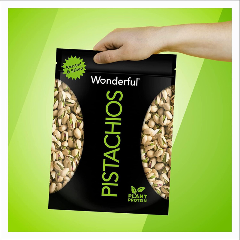 Roasted & Salted Pistachios In Shell, 48 Oz Resealable Bag - Bulk Protein Snacks gallery