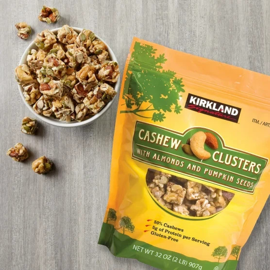 🥜 Kirkland Cashew Clusters 2 lb 🍯 Sweet Crunchy Snack 💪 Energy Bites gallery