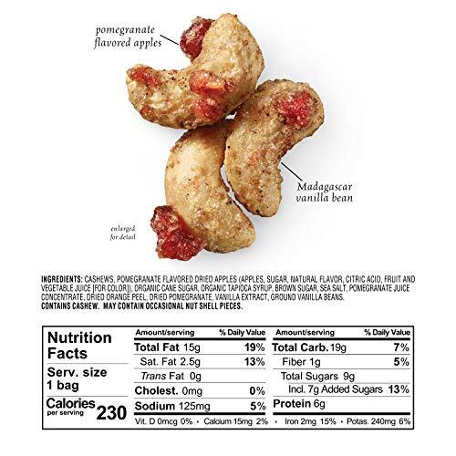 Sahale Snacks Pomegranate Vanilla Cashews Glazed Mix 1.5 Ounce Pack of 18 gallery