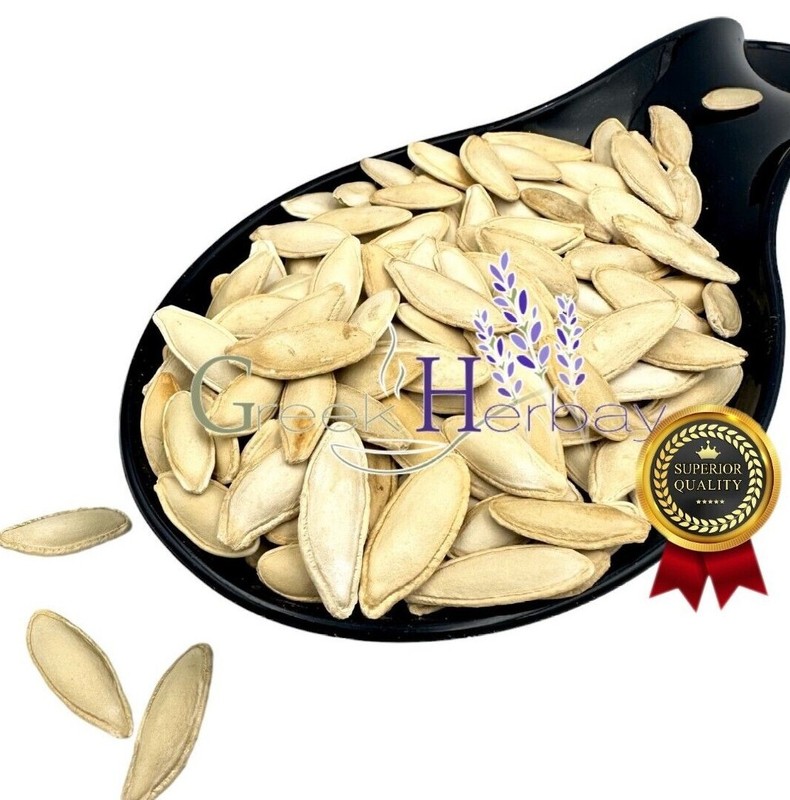 Greek Pumpkin Seeds Snack (Roasted & Unsalted in Shell) 20g-4.9kg Cucurbita Pepo
