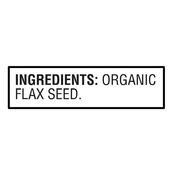 Great Value Organic Whole Flax Seed, 22 oz Free Shipping gallery