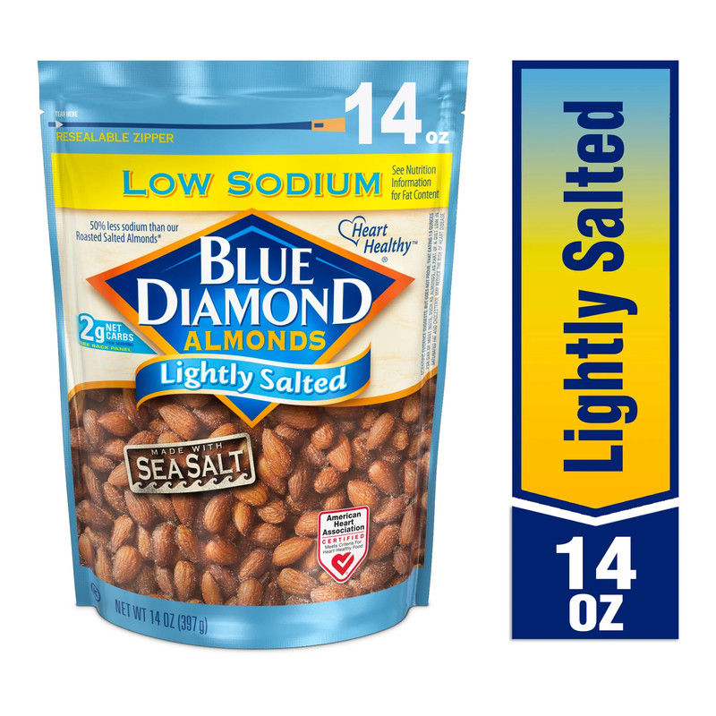 , Lightly Salted Low Sodium Snack Nuts for Gluten Free Snacking, 14 Oz. gallery
