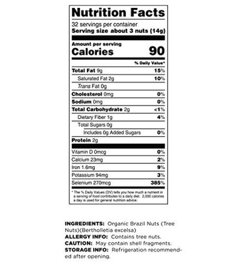 Earth Kosher Brazil Nuts 1lb - Non-GMO, gallery