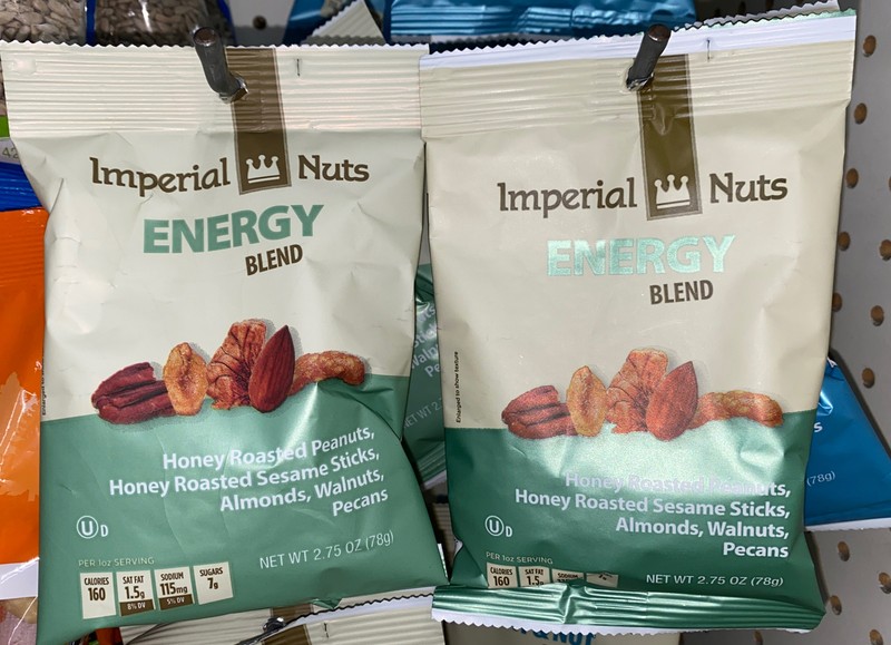 2 Bags Imperial Nuts Energy Blend 2.75 oz 78g