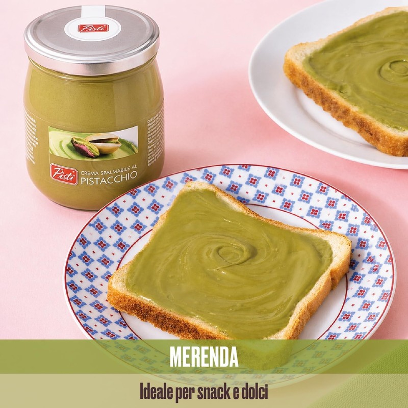 Pisti Cream of Pistachio from Sicily 21.2 Ounce 600g | Artisanal Italian Nut ... gallery