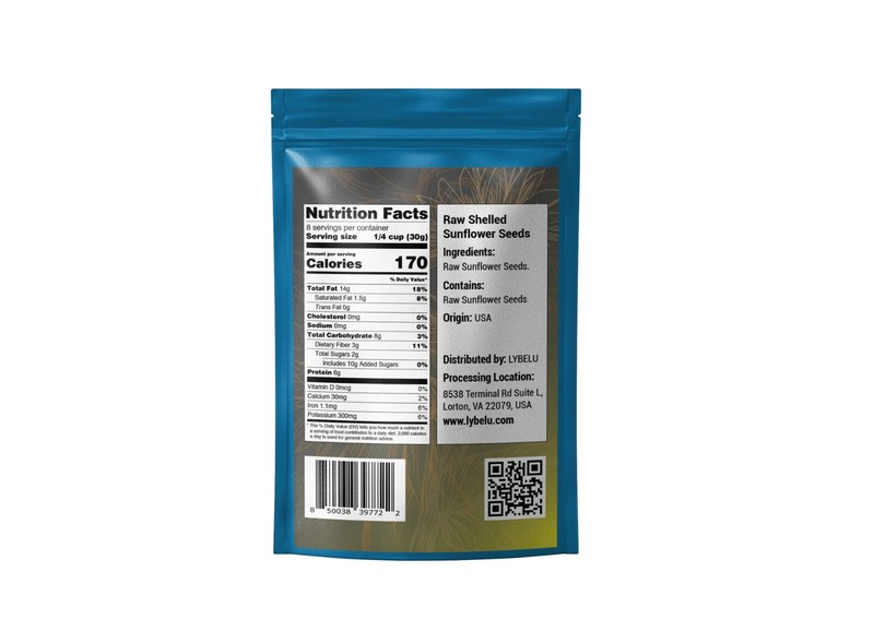 Raw Shelled Sunflower Seeds – 4oz gallery