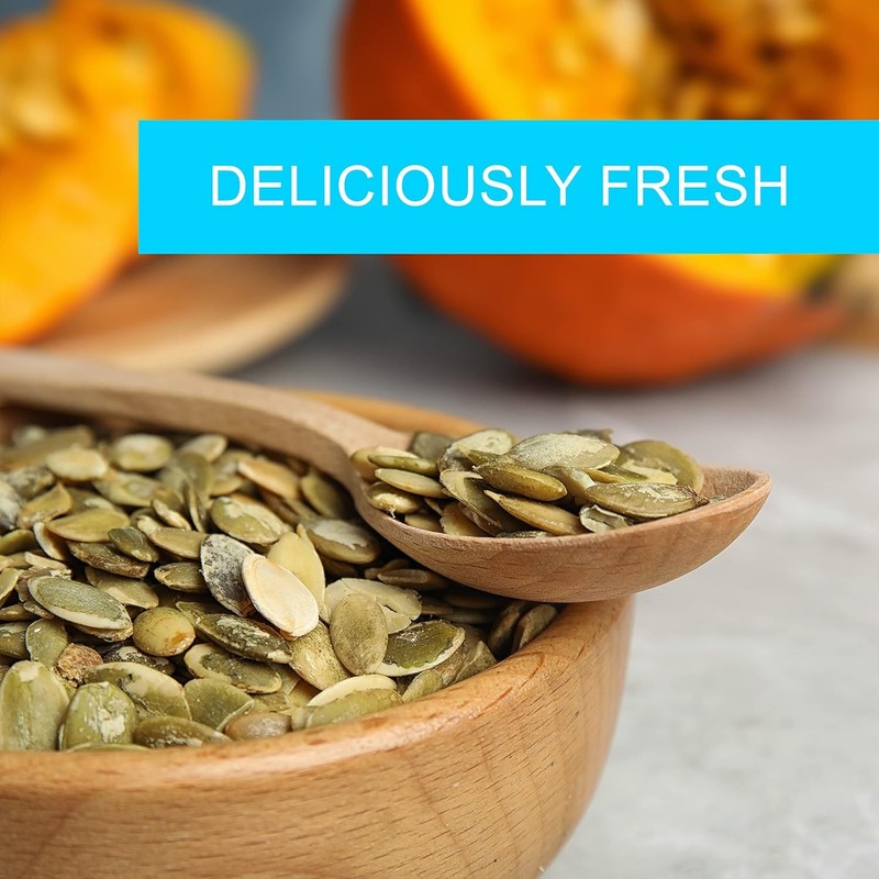 Pumpkin s Pepitas Roasted Unsalted - - 2 Pound | Healthy Sna | Vegan gallery