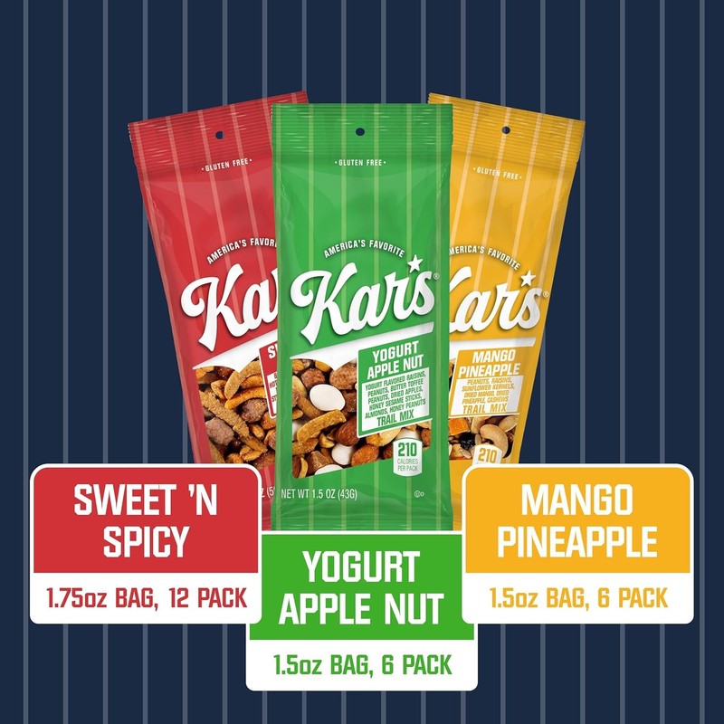 Kar’s Nuts Variety Pa Trail Mix Snas -Yogurt Nut, Mango gallery