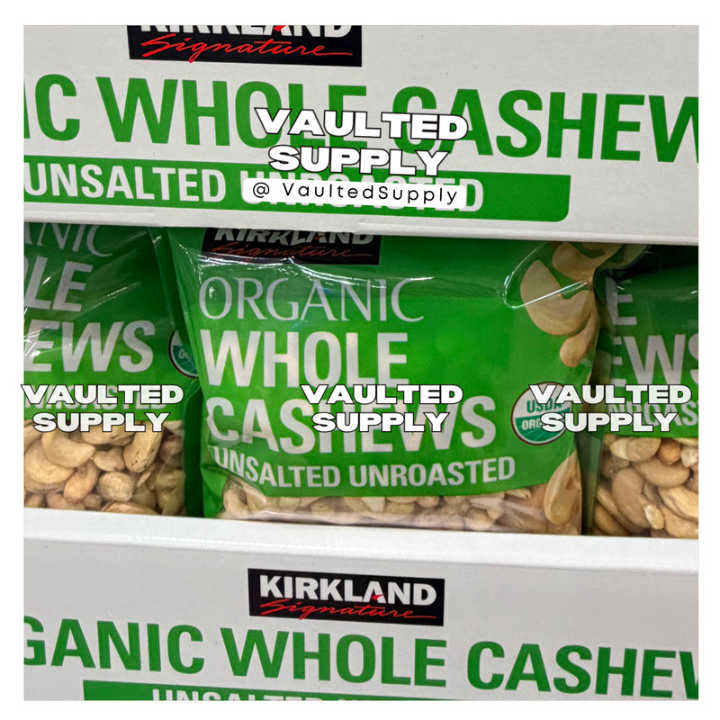 Kirkland Organic Whole Cashews 5 LB Total Unsalted Unroasted USDA 2 Pack gallery