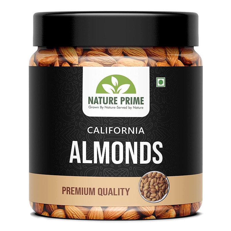 Nature Prime Nuts Combo 800g | Almonds, Cashews, Raisins, Apricot Jar Pack gallery