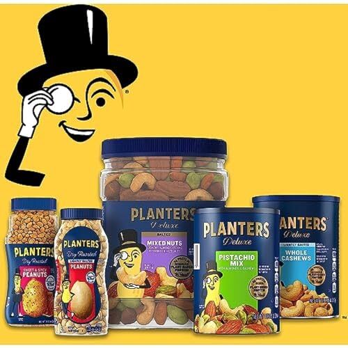 Planters Redskin Spanish Peanuts 6 ct Pack 12.5 oz Canisters gallery