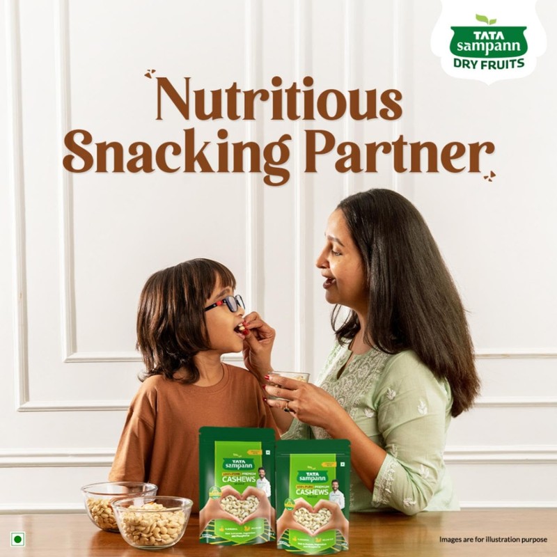 Tata Sampann Pure Cashews 500g | Whole Kaju Nuts | High Protein & Magnesium Rich gallery