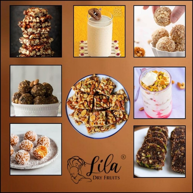 LDF Dry Fruits Combo Pack 1kg | Almonds, Walnuts, Anjeer, Cashews, Dried Apricot gallery