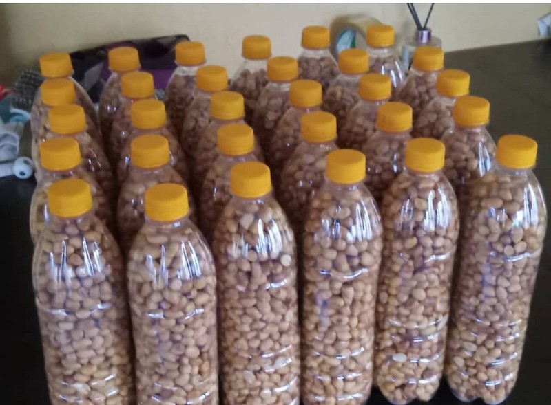 Roasted Nigeria groundnut/peanut, crunchy and tasty (no-salt)