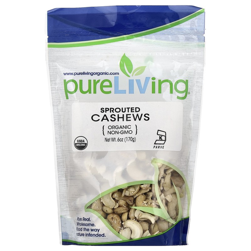 Organic Sprouted Cashews, 6 oz (170 g)