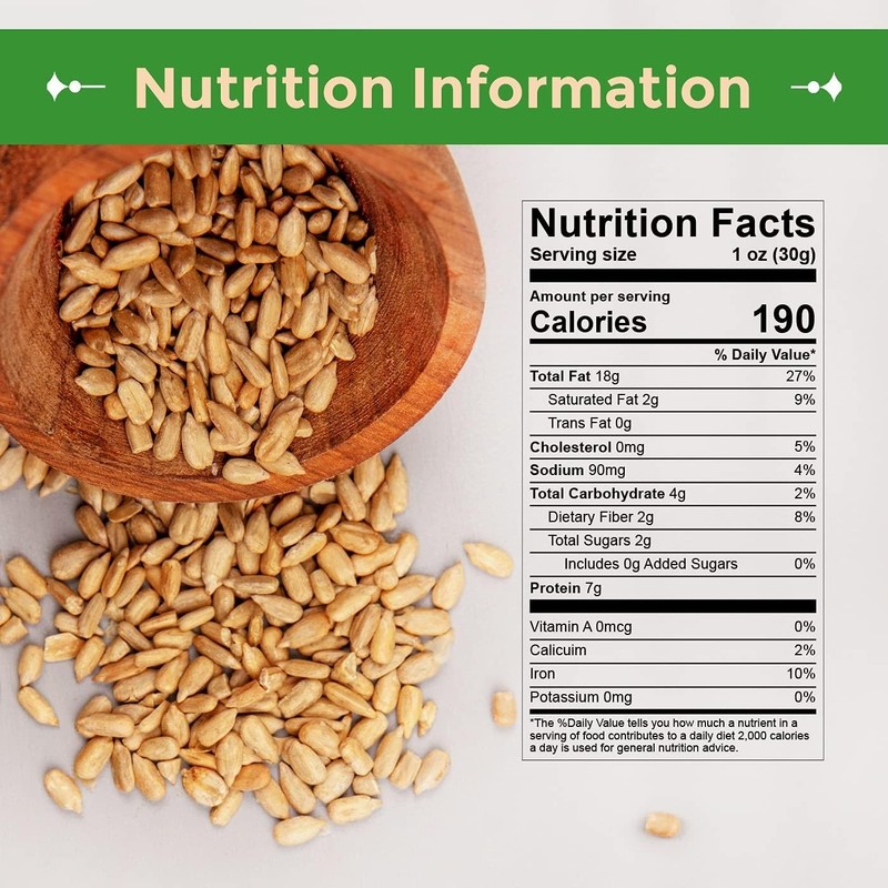 Nuts Sunflower Seeds Unsalted,(1 LB)Nutrition Satisfying Snack-Crunchy,Delicious gallery
