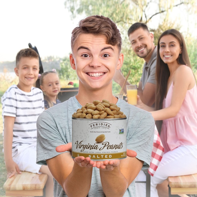 FERIDIES Extra Large Virginia Peanuts, NonGmo, No Preservatives, Cooked in Pu... gallery