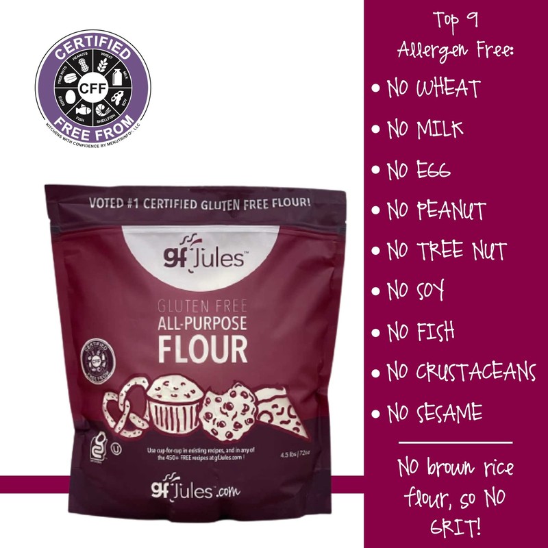 Certified Gluten Free All Purpose Flour | No Grit | Great Cup for Cup Baking ... gallery