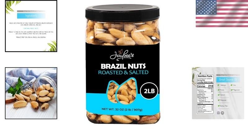 Buttery Roasted Brazil Nuts - Resealable Container gallery