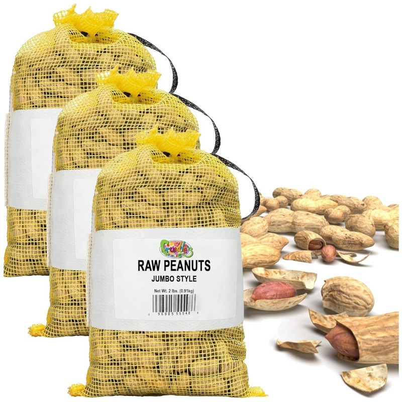 Raw Peanuts for Squirrels & Birds, 96oz (3-pack)