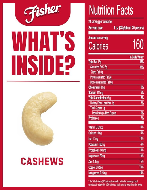 Snack Assortment: Oven Roasted Whole Cashews 24oz - Perfect Pantry Essential gallery