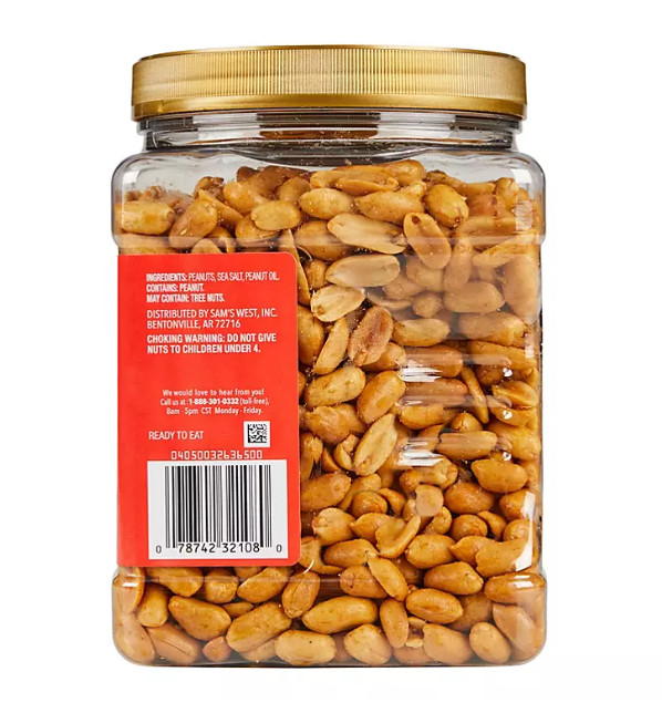 Member's Mark Extra Large Virginia Peanuts 34.5 oz. 2 PACK gallery