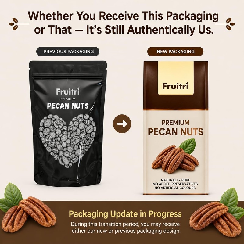Fruitri American Pecan Nuts 100g | Fresh Keto Friendly Natural Dry Fruits Snack gallery