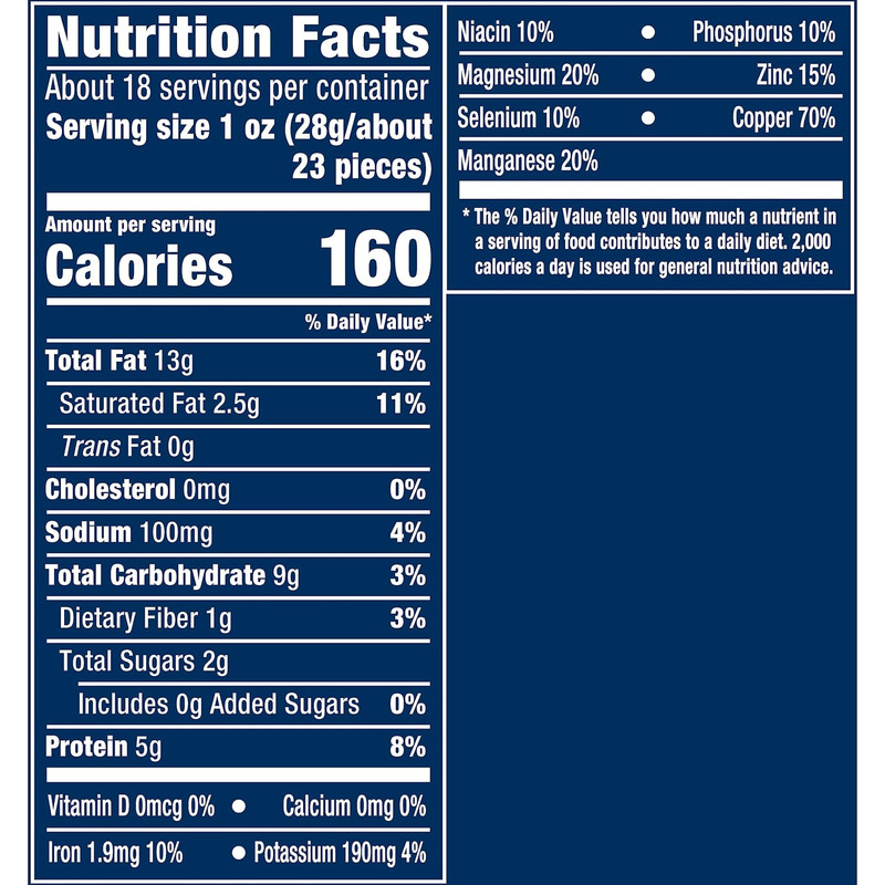 Deluxe Salted Whole Cashews, Party Snacks, Plant-Based Protein, Quick Snack for gallery