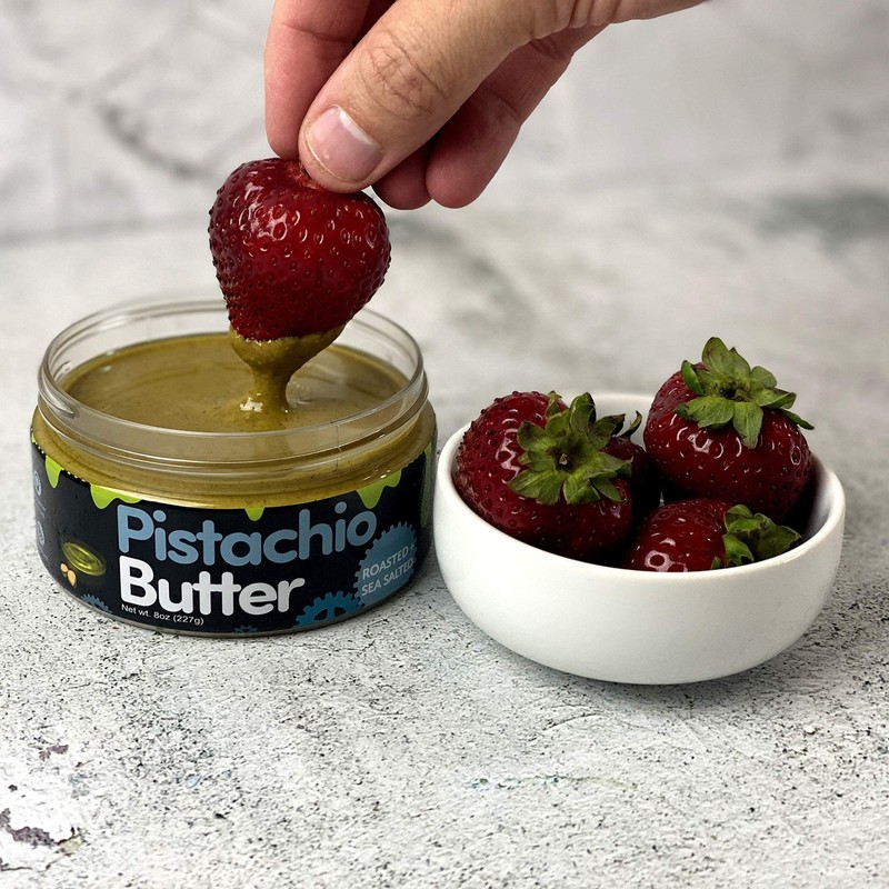 Pistachio Butter - Roasted + Sea Salted (8oz Jar) _The Pistachio Factory gallery