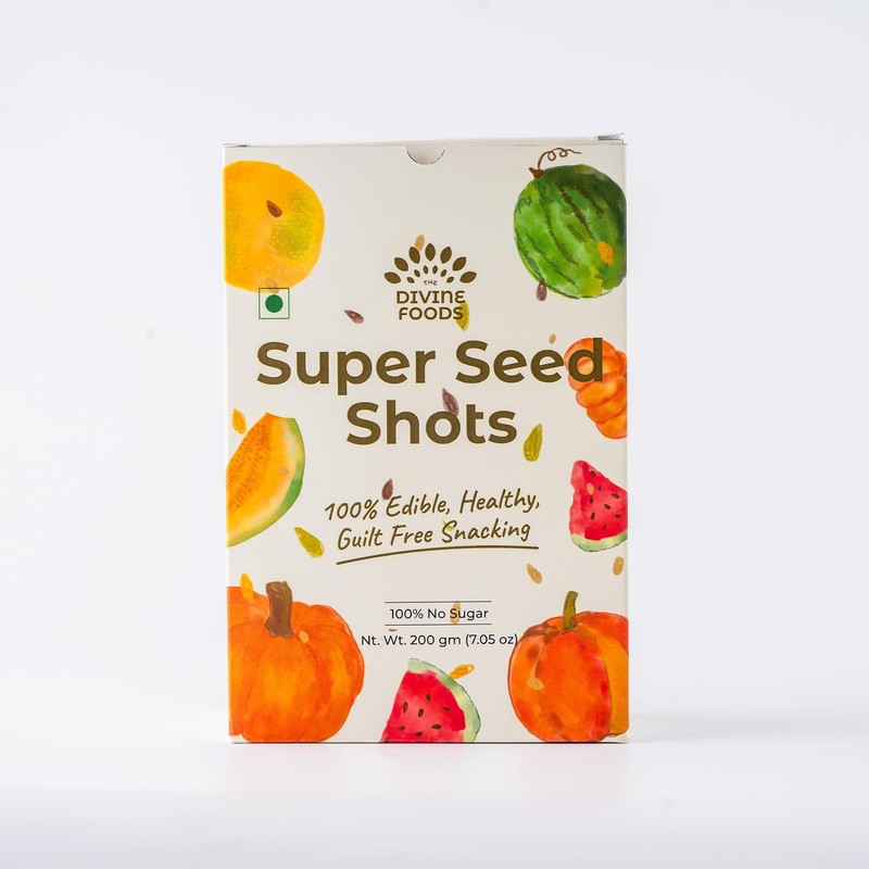Super Seeds Shots | Hair Growth Remedy, 5 Premium Seeds, Healthy Snack
