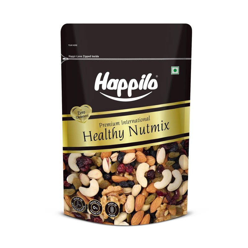Happilo Premium Nut Mix 200g | Almond, Cashew, Blueberry, Pumpkin & Sunflower