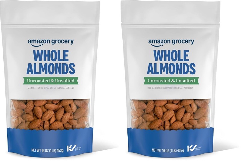 Whole Almonds Unroasted & Unsalted 16 Oz Previously Happy Belly Packaging May gallery