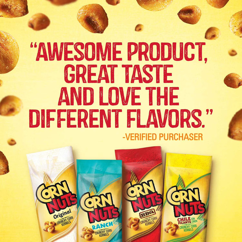 Corn Nuts Crunchy Corn Snacks Variety Pack, 1.7 oz., 24 Pack – Assorted Flavors gallery