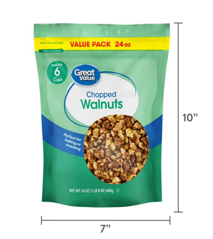 Great Value Chopped Walnuts, 24 oz gallery