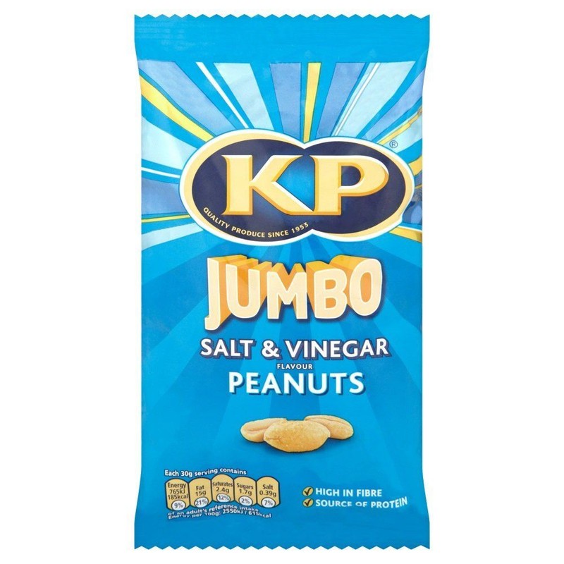 KP Best Quality Jumbo Salt and Vinegar Peanuts 180g