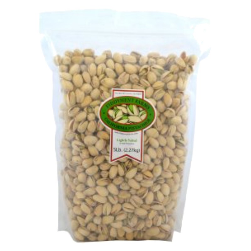 Resealable 5 LB Bag of In-Shell Lightly Salted Pistachios - Perfect for Gifting