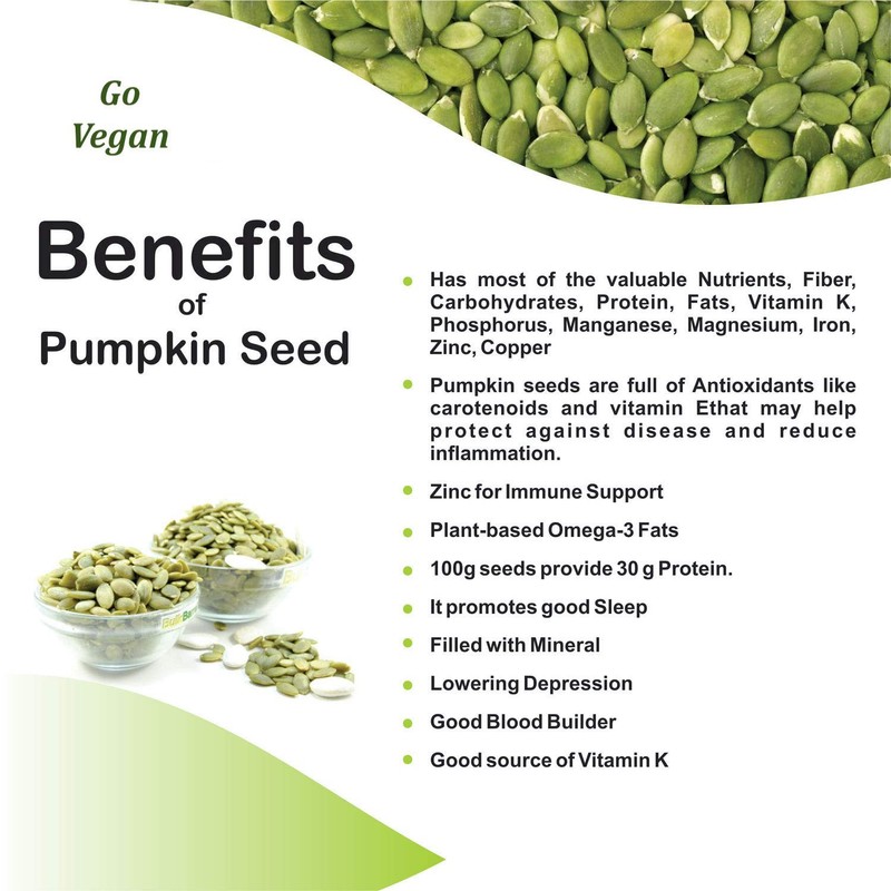 Go Vegan Pumpkin Seeds 500gm gallery