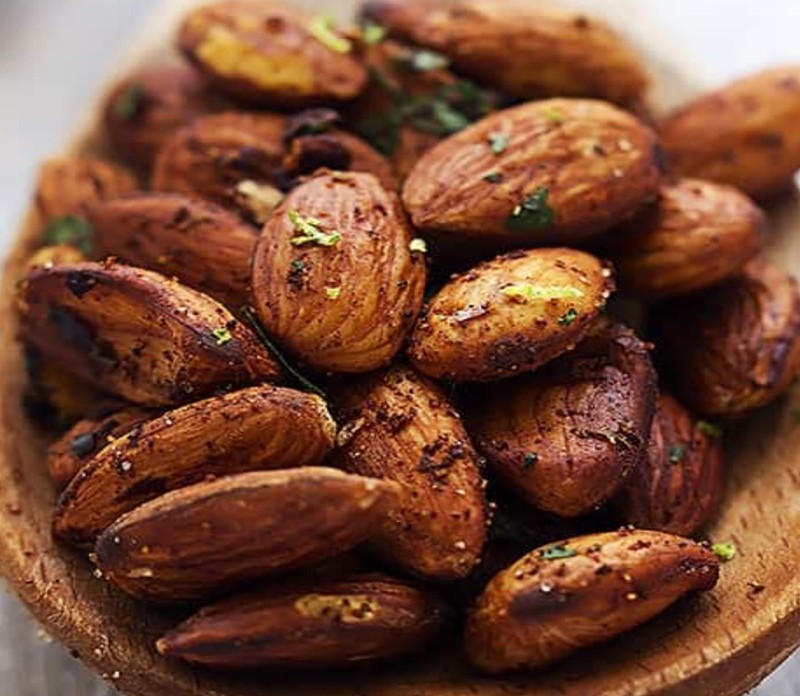1 POUND THAI LIME & CHILI CRUNCHY ALMONDS Vegan Protein Snack BULK VALUE BAG NOW gallery